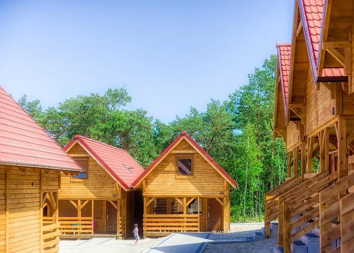 بيت خشبي Osrodek Wypoczynkowy Nemo *